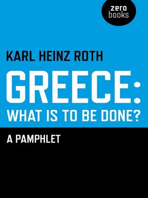 cover image of Greece: What is to be Done?